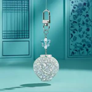 자개 키링 만들기 달항아리 DIY 키트 나전칠기 공예 전통 어르신 문화재 굿즈 선물