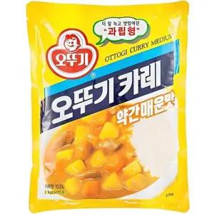 오뚜기 카레 약간매운맛 1kg 카레가루