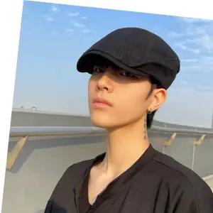남성 데일리 베레모 클래식 가벼운 빵모자 화가모자