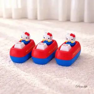 LED 헬로키티 키캡키링 명품 귀여운 미니 가방 키티 키보드 클리커키링 열쇠고리