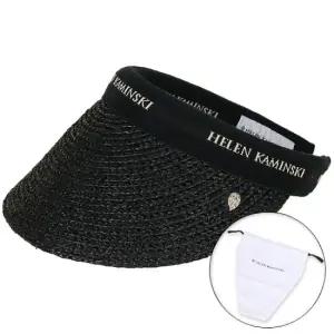 26SS 여성 비앙카 10 바이저햇 챠콜블랙로고 더스트백 포함 HAT52491 CHARCOALBLACKLOGO PKG