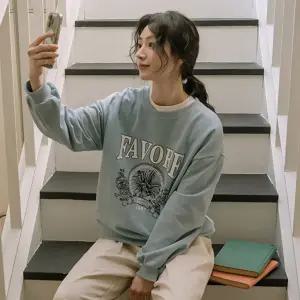 페이버 플라워 소프트 맨투맨