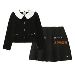 [대구백화점] [레노마키즈] 초등 여아 카라 트위드 상하복 세트(R2611J050/S600)