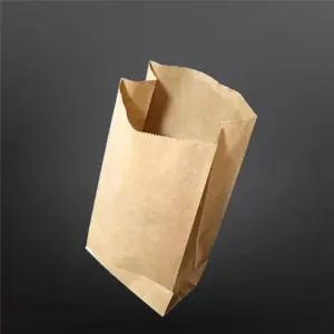 심플 무지 각대종이백 크라프트 15X26cm 옆9cm 100매/크래프트/포장/미니/각대/갈색/쇼핑/페이퍼/백/팩/선