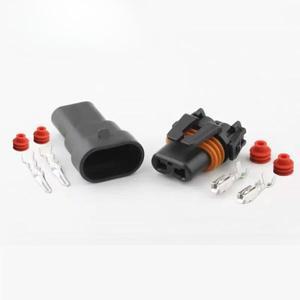 Delphi 암수 커넥터 안개등 램프 소켓 12124819 H11 H8 H9 2 핀 5 세트