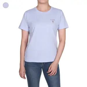 [게스]여성 미니 무테삼각로고 크루넥 반팔티 RP2K04C2