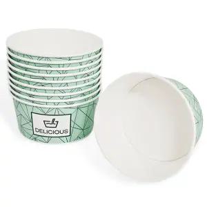 더웰 종이 용기 520ml 분식 포장 그릇 배달/일회용/장식/컬러/무늬/초등/학교/유치원/어린이집/급식/식당