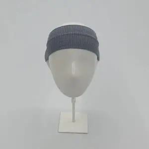 [골드스마일]남녀 공용 심플 골지 헤어밴드 터번 스타일 머리띠 그레이