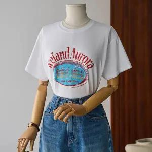 (안나앤모드) aurora_s 크랙 나염 반팔탑[티셔츠EDS60]