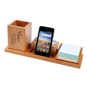 두림 필통 명함 트레이 메모함사무소품꽂이 책상 인쇄 개업선물 실꽂이 원목 정리 펜꽂이