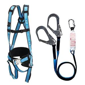 통신타워 점검 더블웨빙훅 경량 풀하네스 벨트 안전장비 사다리차 그네형 고소작업 보호구