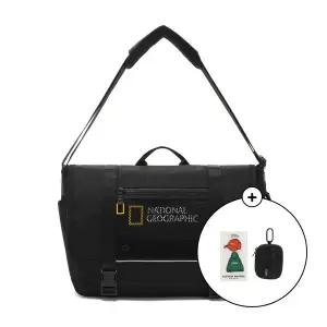 [내셔널지오그래픽] N265ACR530 라코 메신저백 14 BLACK