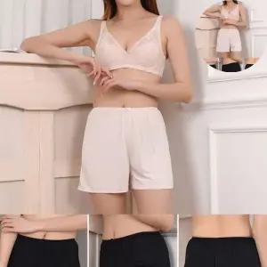 핏한스타일 기본 무지 베이직 시원한 쿨 인견 속바지 슬립