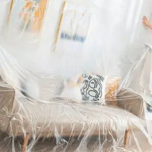 실내 벽면 보호 방수 비닐 시트 도배작업 대형 커버 인테리어 공사 먼지 차단