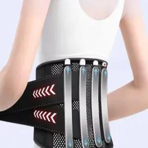 허리 보호대 통풍 남녀공용 지지 지압 대형 시트 사무실 복대