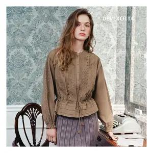 드베로타 26SS 아사면100 아일렛 블라우스1184390