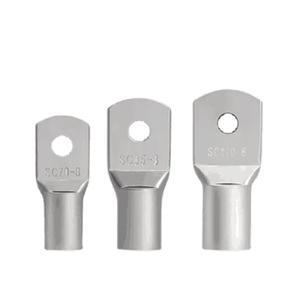 주석 도금 구리 러그 링 크림프 터미널 볼트 구멍 와이어 용접 케이블 커넥터 세트 SC16-6 SC25-8 10개 5개