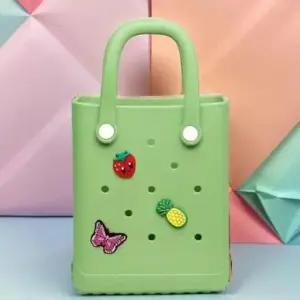 롱타임헬씨 귀여운 초록 비치백 EVA 여름 물놀이가방