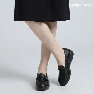 [디자이어로즈] 발편한 여성 가죽단화 봄로퍼 3cm