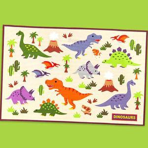 다이노사우르스 휴대 돗자리 S사이즈 캠핑 피크닉 야외매트 등산 가족용