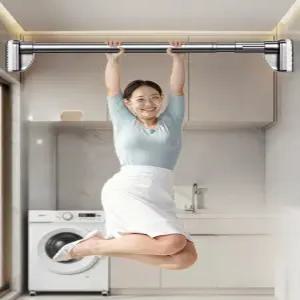 옷장용 사각 압축봉 초강력 옷장봉 확장형 커텐봉 스텐