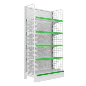 철제선반 용 진열용 상품진열장 수납대 흰색 편의점 팬트리 상품 메인 걸이 단면 천장