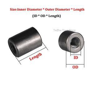 M8 M10 M12 M14 M16 M20 길이 확장 철제 기둥 조인트 커플링 원형 너트 스탠드오프 스페이서 내부 나사 연