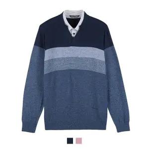 [하프클럽/]헨리넥 레이어드 니트 CDAA6KT1351