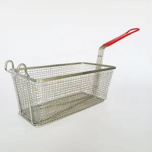 하바 스텐 사각 바스켓 업소용 치킨바구니 튀김망 튀김바구니 스텐거름망