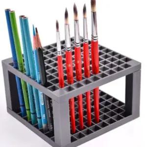 붓 다용도 플라스틱 정리함 펜꽂이 사무용 학용품 메이크업 정리대 화장대 미술용 브러쉬 미술 화장