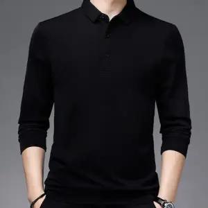 남성 긴 팔 티셔츠 베이직 신축성 간절기 카라 티셔츠 기능성 데일리 심플 흡한속건 라운딩복 골프웨어