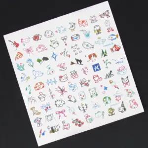 마켓헤라 붙이는 판박이 미니 타투스티커 No.1 문신스티커 붙이는타투