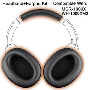 소니 WH-1000XM2 & MDR-1000X 헤드폰 교체용 이어패드  헤드밴드 키트