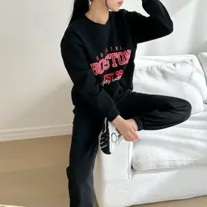 보스턴 여자 기모 맨투맨 남녀트레이닝 커플트레이닝 세트 SD-231119W 조거