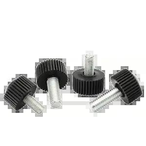 원형 손잡이 나사 공구 플라스틱 부속 손나사 가구용 조절 M5 M6 M4