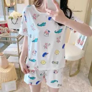 캐릭터반팔티 동물 잠옷 학생 단체 반티 친구 생일 선물 10대 패션