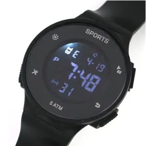스포츠 손목 시계 디지털 다기능 아웃도어 방수 전자 손목 시계 남성 스누즈 스톱 워치
