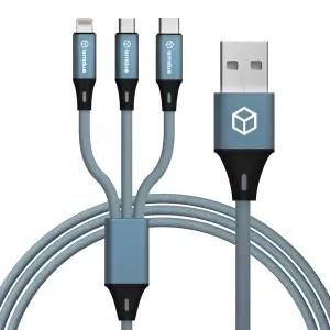 멀티 C타입 아이폰 고속 충전케이블 3in1 70cm