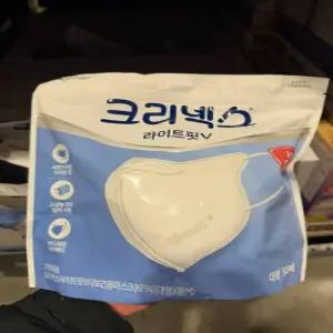 크리넥스 라이트핏V 마스크 KF94 대형 30매 2팩 (60매)