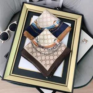 부들부들한 787FQF09 촉감 스카프 클래식하한 실크 머플러