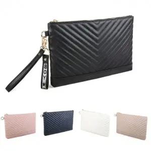 남여공용 퀼팅 클러치백 커플 클러치 손목 손 가방