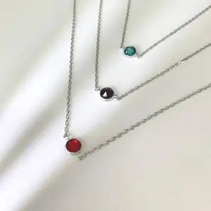 (스와로브스키) (실버) 데일리 탄생석 팔찌