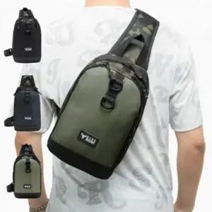 [패션] 가볍고 생활방수 가능한 밀리터리 디자인 슬링 크로스백