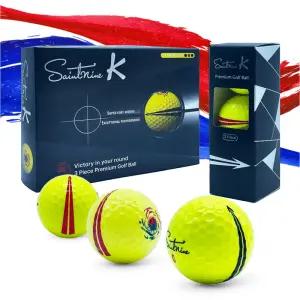 세인트나인 K 3피스 골프공 12구(옐로우)