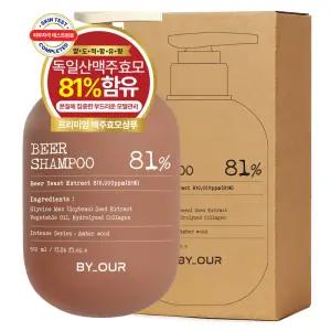 바이아우어 블랙비어81 탈모 샴푸 앰버우드 1.02L 1개