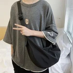 반달가방 남녀공용 캐주얼 스타일 패션 크로스백