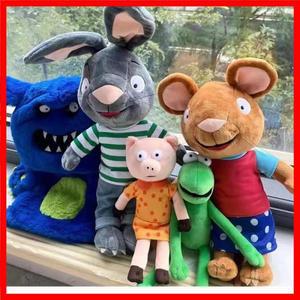 Pip and Posy 부드러운 봉제 동물 토끼 마우스 인형, 어린이 교육용 피규어, 생일 크리스마스 선물