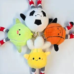 [보리별] 스포츠 볼 인형키링 배드민턴 테니스 축구 농구 운동 공모양 가방고리 단체선물