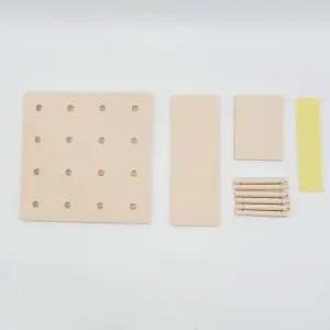 살색 타공판보드