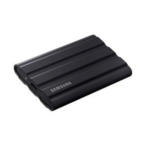 삼성 포터블 SSD T7 쉴드, 1TB, USB 3.2 Gen.2, 1050MB /s 읽기, 1000MB 쓰기, Mac, PC 및 스마트폰용 견고한 외장 하드 드라이브 실외, 블랙